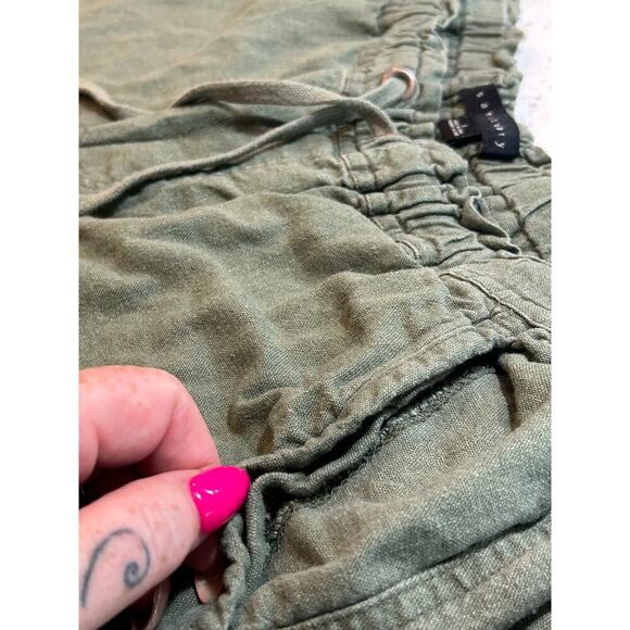 SANTUARY OLIVE GREEN JOGGERS WOMENS LARGE - Picture 2 of 6